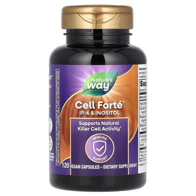 Фитиновая кислота (IP-6 инозитол) Nature's Way Cell Forte IP-6 & Inositol, 120 веганских капсул