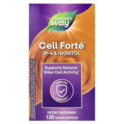 Фитиновая кислота (IP-6 инозитол) Nature's Way Cell Forte IP-6 & Inositol, 120 веганских капсул