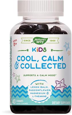 Комплекс для покоя детей старше 8 лет Nature's Way Calm & Collected виноград, 40 жевательных конфет