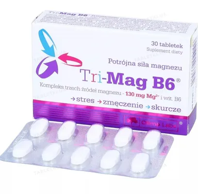 Вітамінно-мінеральний комплекс Olimp TRI-Mag B6, 30 таблеток