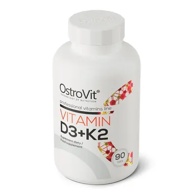 Вітаміни OstroVit Vitamin D3+K2, 90 таблеток