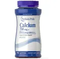 Кальцій+ вітамін D Puritan's Pride Calcium 750 mg + D 1500 IU, жувальні таблетки №90