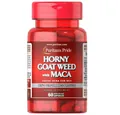 Горянка та Мака Puritan's Pride Horny Goat Weed with Maca, 60 капсул