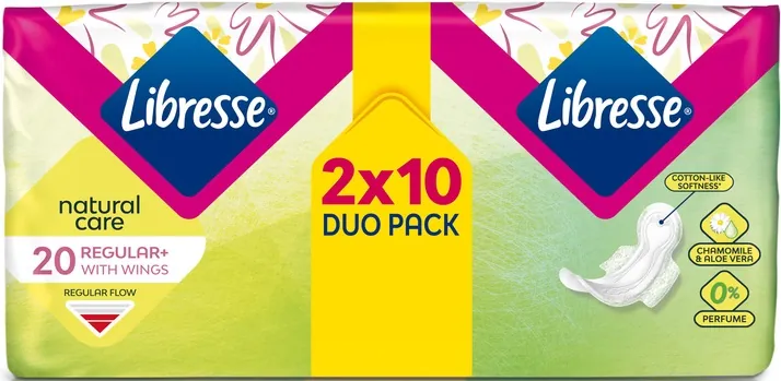 Прокладки гігієнічні Libresse Natural Care Ultra Normal, 20 шт