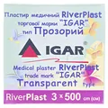 Пластир медичний IGAR RiverPlast Прозорий на полімерній основі (поліетилен) 3 см х 500 см, 1 штука