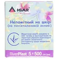 Пластир медичний IGAR RiverPlast Прозорий на полімерній основі (поліетилен) 5 см х 500 см, 1 штука