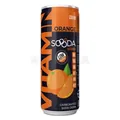 Напій вітамінний Soooda Vitamin зі смаком апельсина та вітамінами, 330 мл
