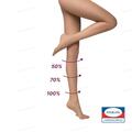 Колготки компрессионные Veinax Microtrans 883L-BG Микрофибра закрытый носок, класс компрессии 3, удлиненные, цвет бежевый, размер 2