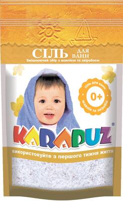 Соль для ванн Karapuz Карапуз Шалфей и зверобой, 500 г