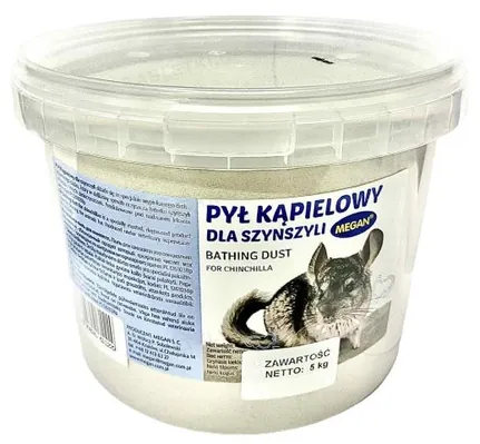 Пісок Megan для купання для шиншил, 5 кг