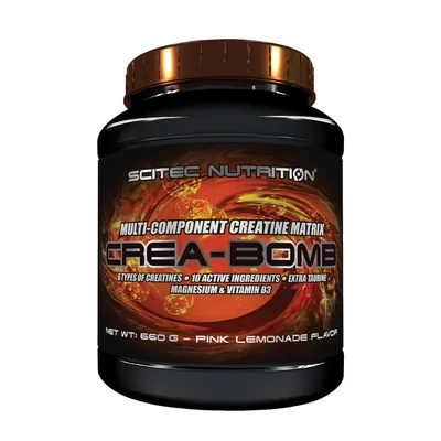 Креатин Scitec Nutrition Crea-bomb рожевий лимонад, 660 г