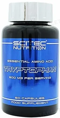 Амінокислота Scitec Nutrition Tryptophan, 60 капсул