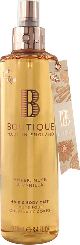 Міст для тіла та волосся Boutique Amber, Musk & Vanilla, 250 мл