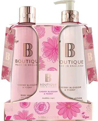 Набір для тіла Boutique Cherry Blossom & Peony Duo (Гель для душу 500 мл + Лосьйон для тіла 500 мл)