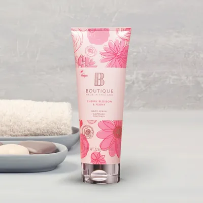 Скраб для тіла Boutique Cherry Blossom & Peony, 225 г