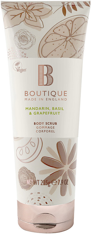Скраб для тела Boutique Mandarin, Basil & Grapefruit, 225 г