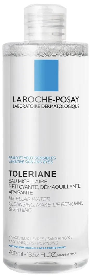 Міцелярний розчин La Roche-Posay Toleriane для чутливої шкіри обличчя, 400 мл
