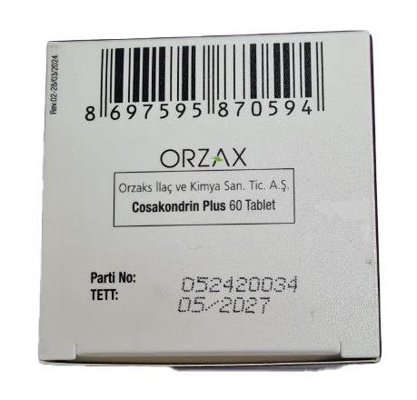 Комплекс для суставов Orzax Cosakondrin PLUS, 60 таблеток