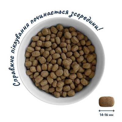 Корм сухой Home Food Healthy skin and shiny coat Здоровая кожа и блеск шерсти для собак средних пород с индейкой и лососем, 1,6 кг