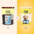 Корм сухой Home Food Puppy для щенков собак средних и крупных пород Форель с рисом, 1,6 кг
