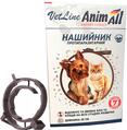 Ошейник AnimAll VetLine противопаразитарный для котов и собак, 35 см, коричневый