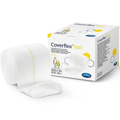 Бинт постійно еластичний Coverflex fast №4 трубчастий, розмір 10,75 см x 10 м