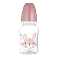 Пляшечка Canpol Babies Cute Animals 11/851_pin з малюнком рожева, 120 мл