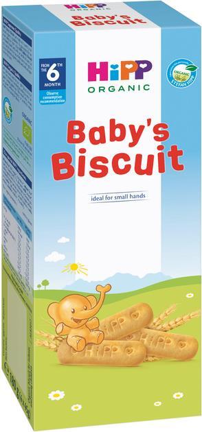 Печиво HiPP Organic Baby's Biscuit Перше дитяче печиво з 6 місяців, 180 г