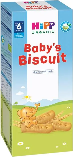 Печиво HiPP Organic Baby's Biscuit Перше дитяче печиво з 6 місяців, 180 г