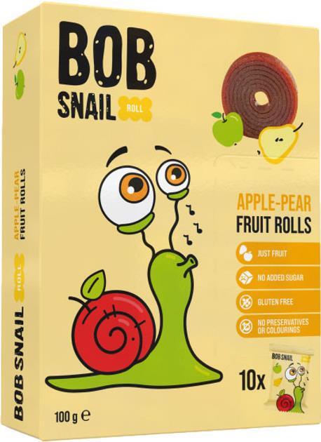 Конфеты Bob Snail Roll натуральные яблочно-грушевые, 100 г