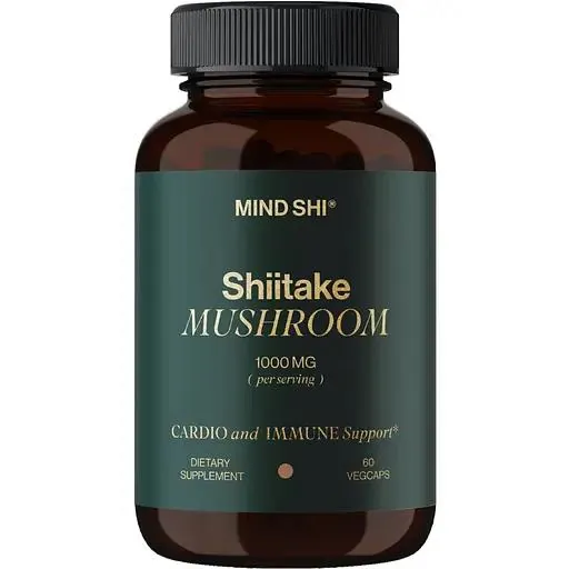 Гриб Шиїтаке Mind Shi Shiitake Mushroom 1000 мг капсули №60