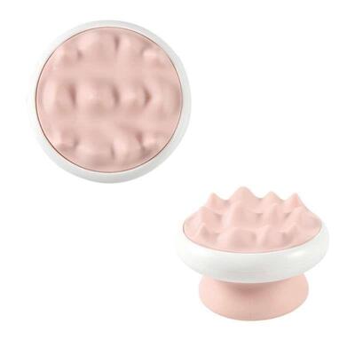 Щітка-масажер M-Pets Soft Massage Comb для купання собак та котів, рожева, 8х5,4 см