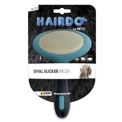 Щетка-пуходерка M-Pets Hairdo Oval Slicker Brush овальная для ухода за шерстью собак, размер L