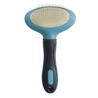 Щетка-пуходерка M-Pets Hairdo Oval Slicker Brush овальная для ухода за шерстью собак, размер S