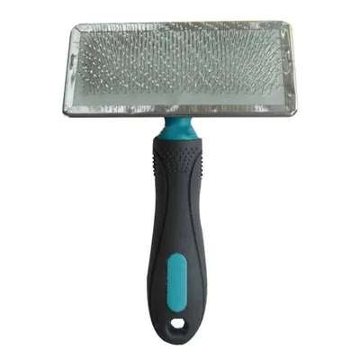 Щітка-пуходерка M-Pets Slicker Brush з напиленням на зубцях для догляду за шерстю собак, 12x18 см