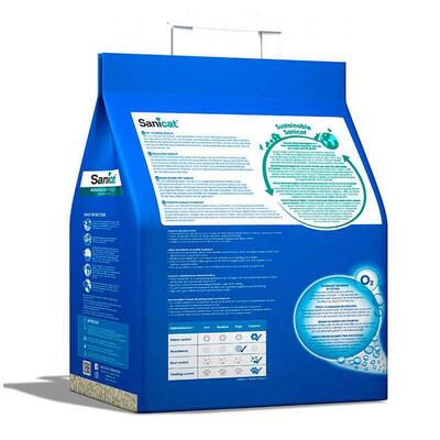 Наполнитель для кошачьего туалета Sanicat Advanced Hygiene минеральный, без аромата, 2 кг (5 л)