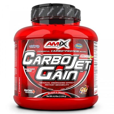 Гейнер Amix Nutrition CarboJet Gain strawberry, 2250 г