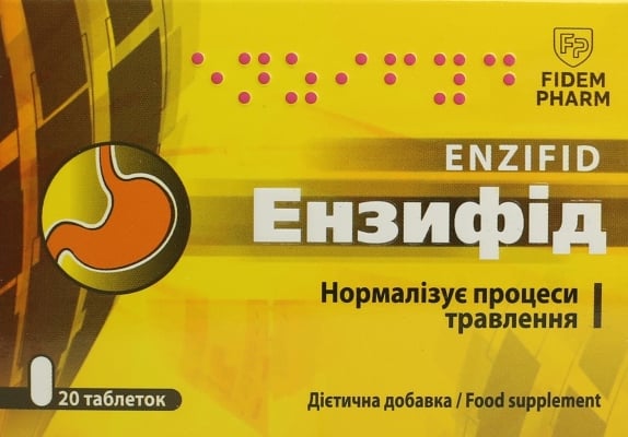Энзифид Fidem Pharm таблетки №20