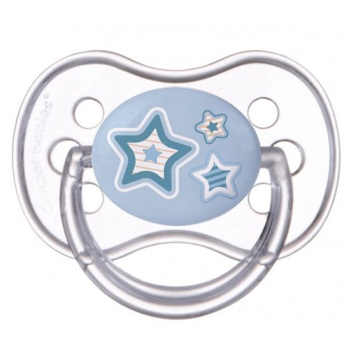 Пустышка латексная Canpol Babies 22/432 Newborn baby круглая 6-18 месяцев, 1 шт