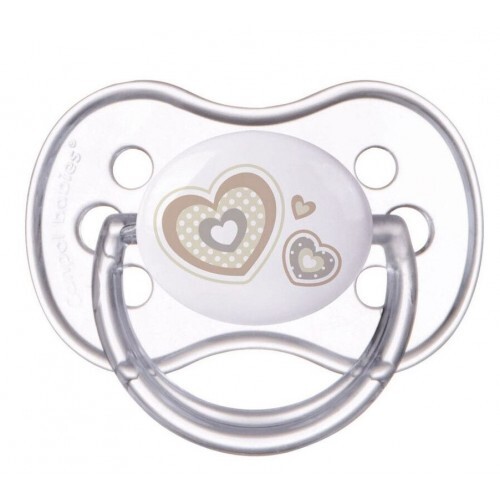 Пустышка латексная Canpol Babies 22/432 Newborn baby круглая 6-18 месяцев, 1 шт