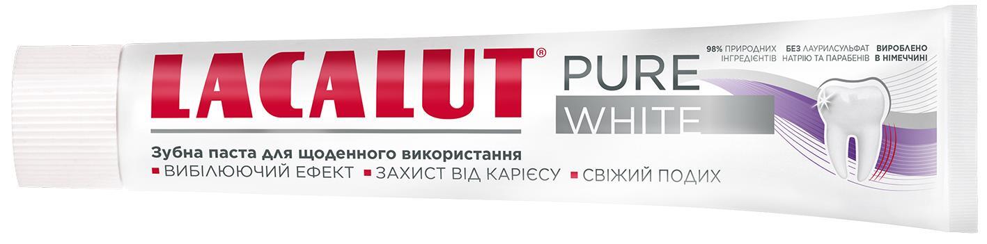 Зубная паста Lacalut Pure White, 75 мл