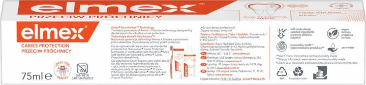 Зубна паста Elmex Caries Protection захист від карієсу, 75 мл