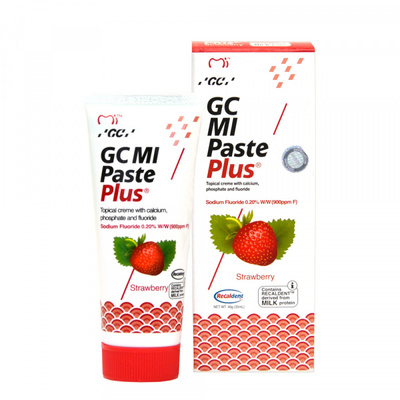 Крем для зубов GC MI Paste Plus для реминерализации Клубника, 35 мл