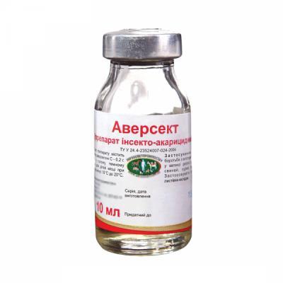 Аверсект (ДЛЯ ТВАРИН) інсекто-акарицидний розчин, 10 мл
