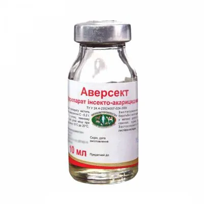 Аверсект (ДЛЯ ТВАРИН) інсекто-акарицидний розчин, 10 мл