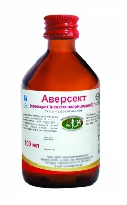 Аверсект (ДЛЯ ТВАРИН) інсекто-акарицидний розчин, 100 мл