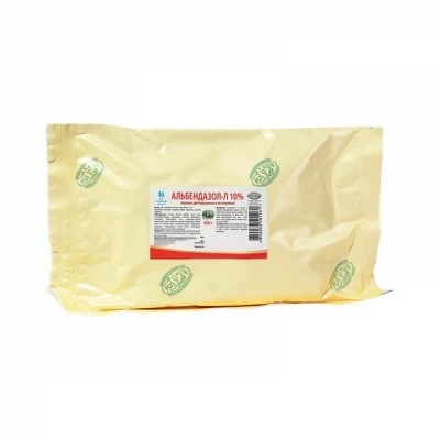Альбендазол-Л 10% (ДЛЯ ЖИВОТНЫХ) порошок для перорального применения, 500 г