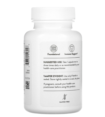 L-лизин Thorne Research L-Lysine 500 мг, 60 капсул