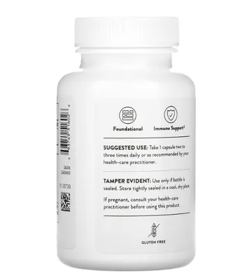 L-лізин Thorne Research L-Lysine 500 мг, 60 капсул