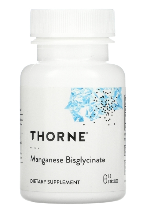 Марганец Бисглицинат Thorne Research Manganese Bisglycinate, 60 капсул
